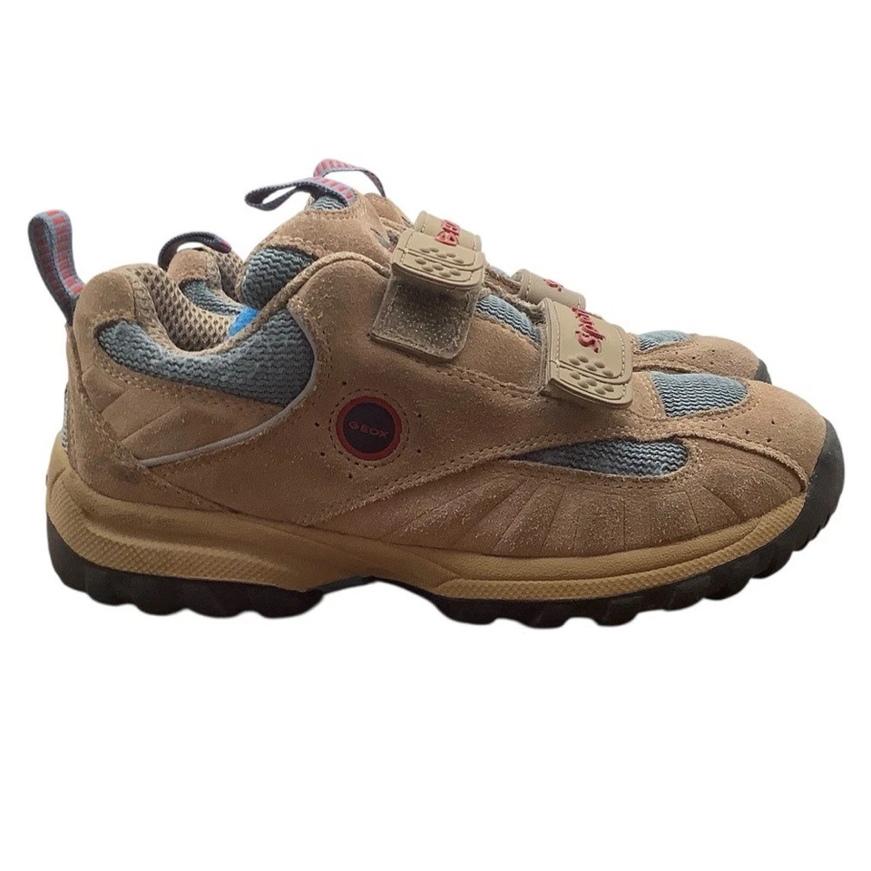 Zapatillas deportivas Geox color tostado y azul correas 3,5 Foto 4 de 4