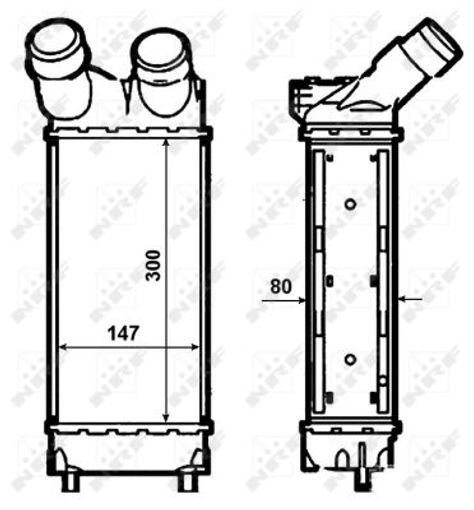 Für NRF NRF 30479 Charge Air Cooler 30479 Supply air cooler fits: CITROEN BERL - Bild 5