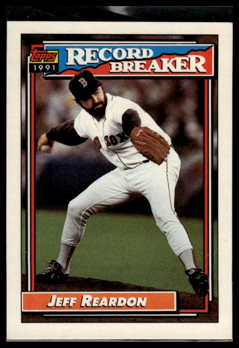 Jeff Reardon 1992 Topps Micro Boston Red Sox #3