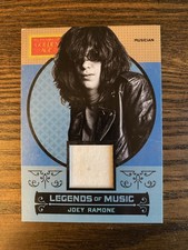 Joey Ramone 2014 Panini Golden Age Legends of Music Worn Relic #4 Memorabilia