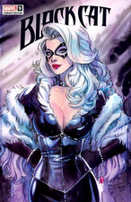 FUNDA VARIANTE EXCLUSIVA BLACK CAT #9 DE SABINE RICH CASI NUEVA MARVEL COMICS