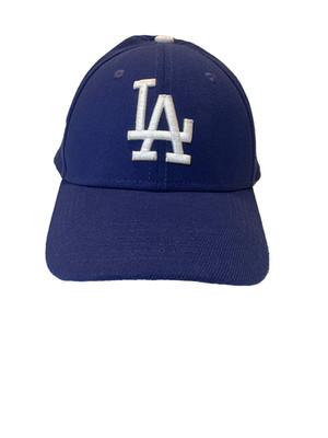 LA Dodgers New Era 39THIRTY Youth Baseball Cap Royal Blue MLB Genuine 