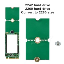 NGFF M.2 SSD -- karta adaptera 2242 do 2280 2230 do 2280 adapter karty transferowej 