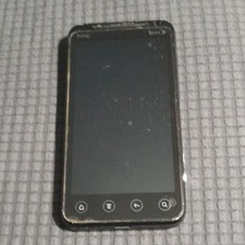 HTC CDMA Sprint Slate Smartphone 64GB 8MP Black/Red For Parts