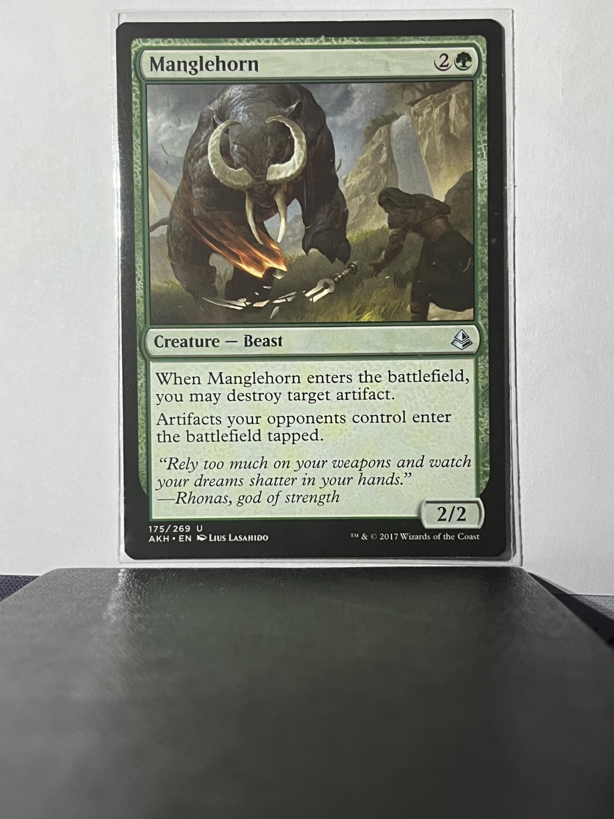Manglehorn #175/269 Uncommon Beast Creature Amonkhet AKH