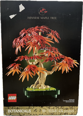 LEGO Botanicals Japanese Red Maple Bonsai Tree Complete Set 474
