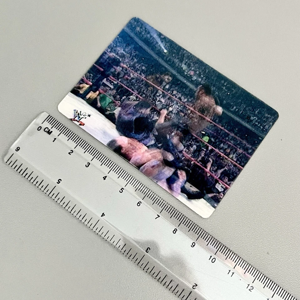 WWF 2001 Vintage The Rock Mick Foley Trading Card Rare WWE Memorabilia Wrestling - Image 3 of 4