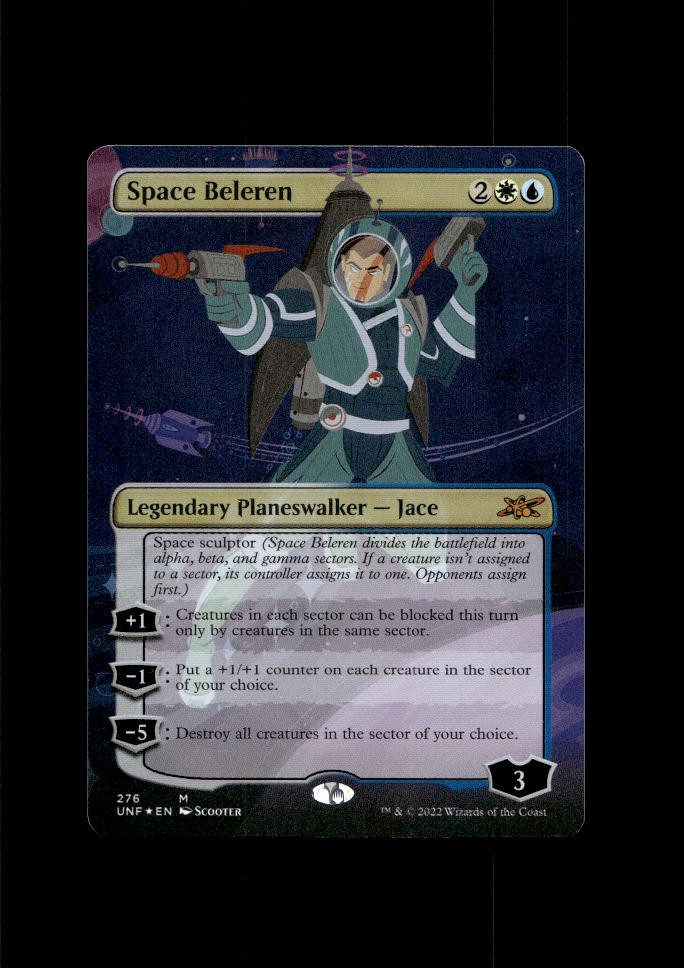 Unfinity #276 Space Beleren (Borderless) Foil