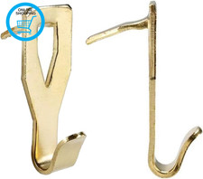 10 X PLASTERBOARD PICTURE HOOKS - HOLDS up to 7KG on DRYWALL