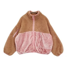 UGG Marlene Sherpa Fleece Jacket Size S 1117741 Blouson pink beige 5-1018T♪