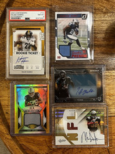 NFL Rookie Auto Lot: Harris Contenders Auto, Henry Game-Worn , Jacobs Rookie /25