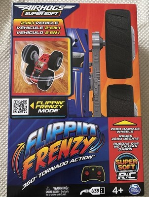 Air Hogs Super Soft Flippin Frenzy 360 Tornado Action Stunt Vehicle Remote NEW