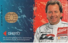 SIM-Karte D2  (31.M3)  -  DTM - KLaus Ludwig - Coca Cola - Shell Mercedes