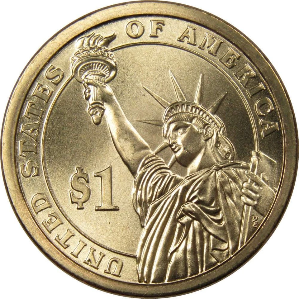 2008 Jackson Presidential Dollar Uncirculated Missing Edge Lettering - Image 3 of 3