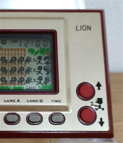 Nintendo Game & Watch Lion Console Red Serviced Tested Used 1980 Japan Retro