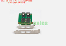 SAS Adapter Card 2-Port SFF-8087 36Pin Internal to SFF-8088 26Pin External Mini