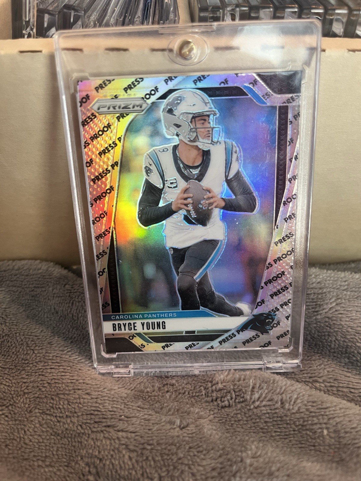 2024 Panini Prizm Bryce Young #37 Press Proof Prizm