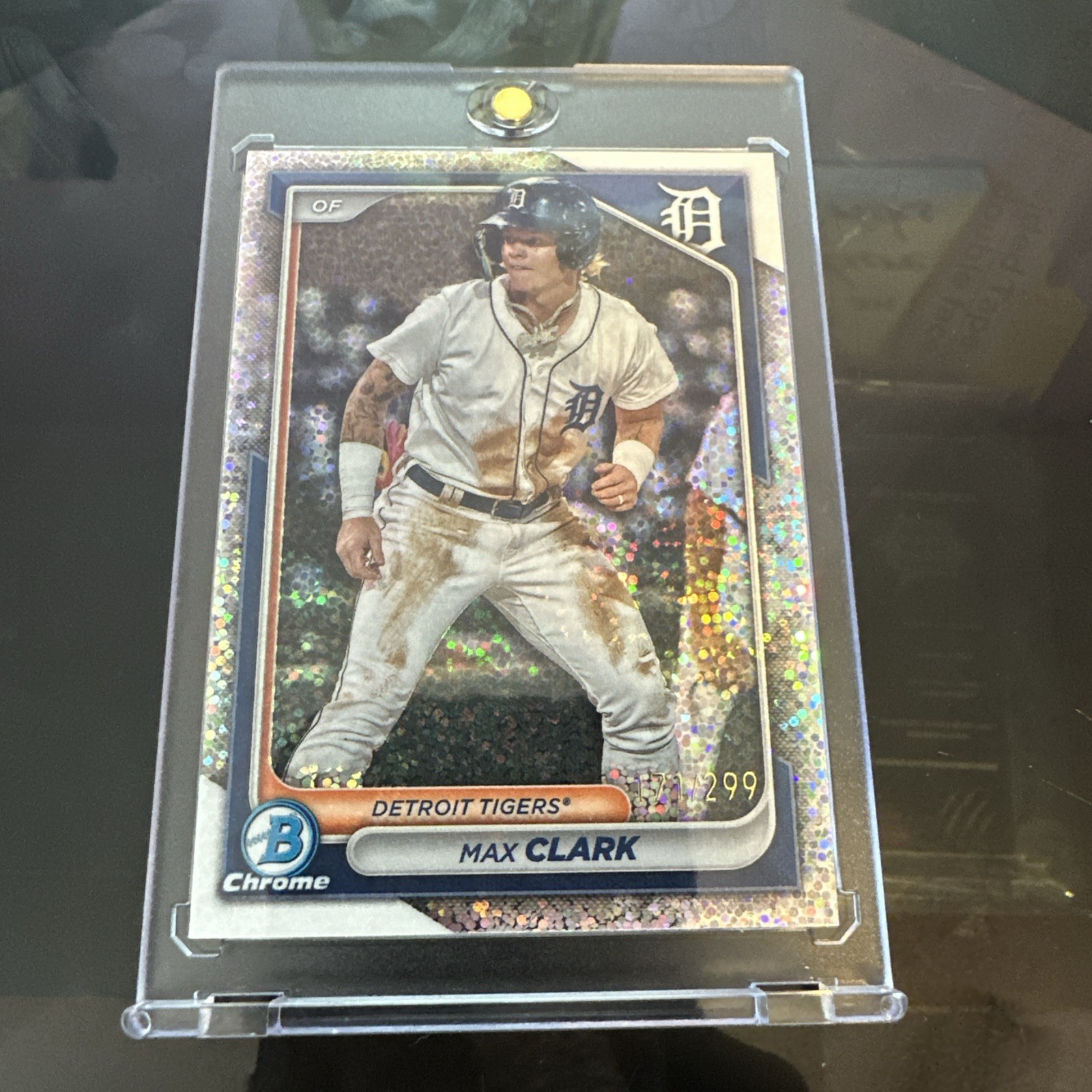 2024 Bowman Max Clark BCP-195 Prospect Speckle Refractor /299 🔥🔥
