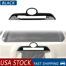 🔥 Black Rear Trunk Tailgate Handle Cover Trim Bezel Frame Decor For 4runner 10+