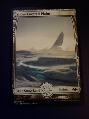 MTG Magic Snow Covered Plains Modern Horizons Regular NM