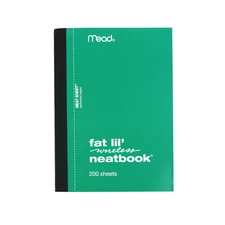 Mead Fat Lil' Neatbook: 4 in. x 5-1/2 in. (Green)