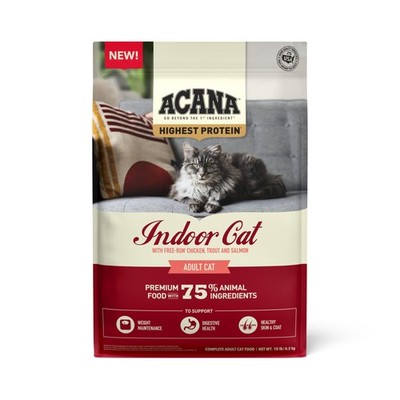 Highest Protein Dry Cat Food Indoor Cat Food Recipe 10lb Bag