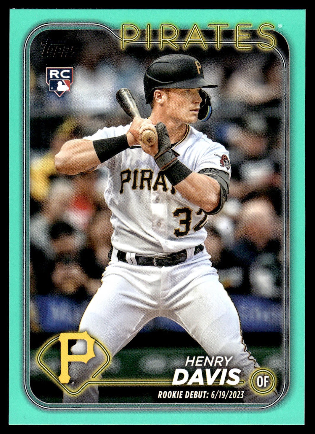 2024 Topps Update Aqua #US162 Henry Davis RC