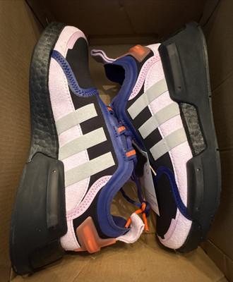 Women's Size 6.5 Adidas NMD_V3 Black Bliss Lilac Sneakers Shoes GX6935