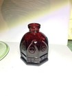 Vintage Wheaton NJ Glass Bottle Ruby Red Carter Cathedral Ink Well 2.5”D — photo 6