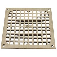 Jay R. Smith Manufacturing 3100G Galvanized; Top: Nickel Bronze, Grate,