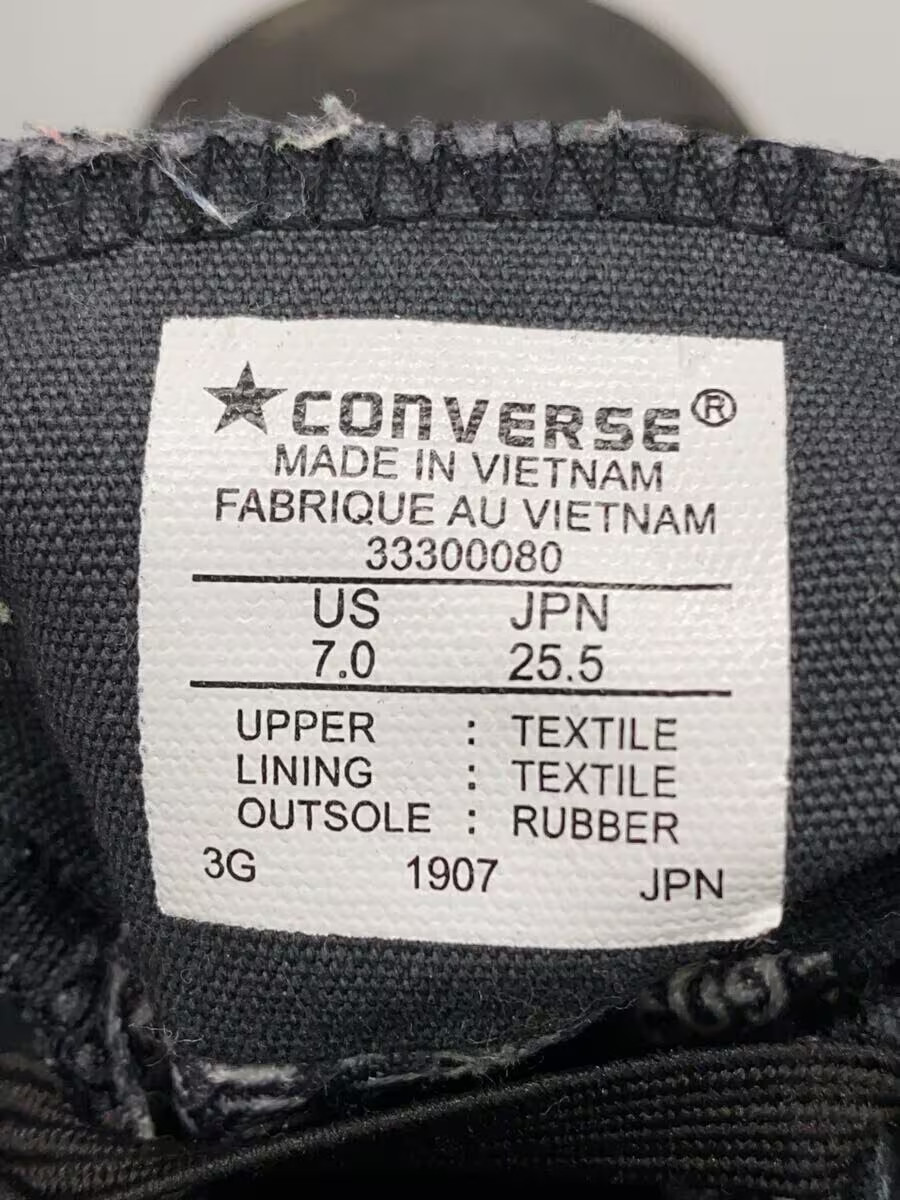 Converse Low-Cut Sneakers/25.5Cm/Blk/33300080 BAR89 thumbnail 5