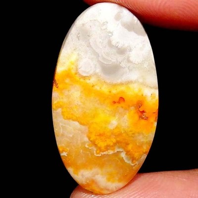 27.75Ct A+ 100% Natural Bumble Bee Jasper Oval Cabochon Loose Gemstone 19X36X4mm