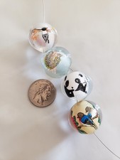 Large Glass Beads Lot Of 4 PC A12 