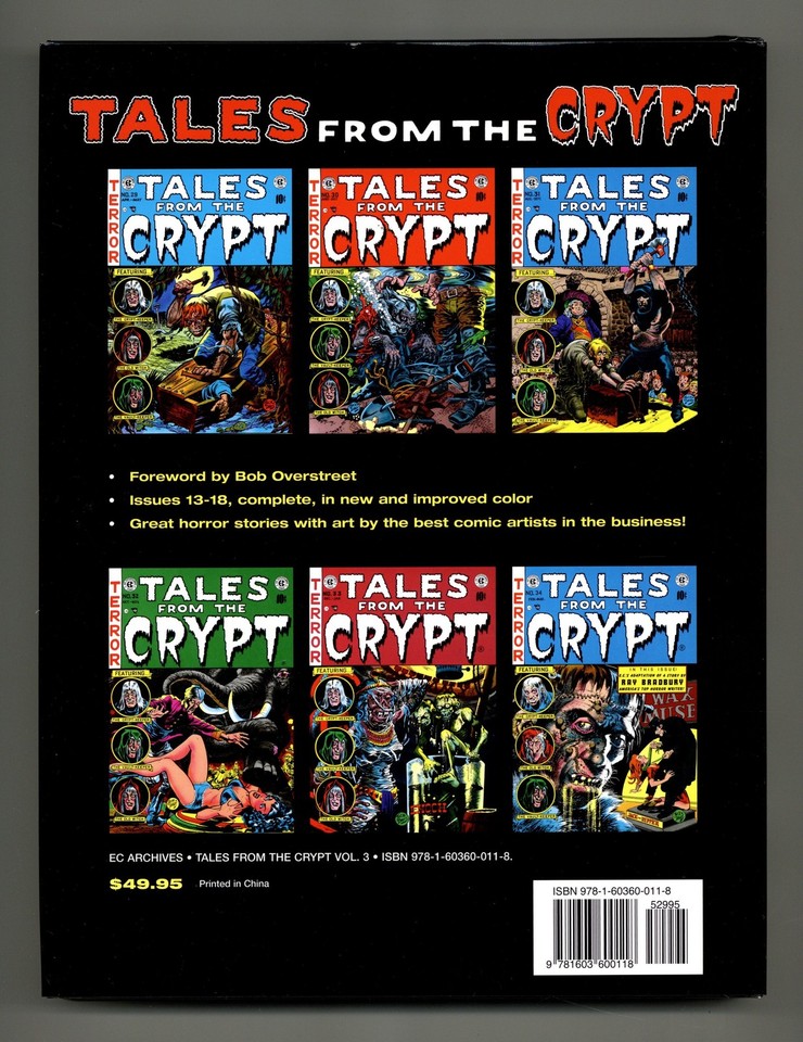 EC Archives Tales From the Crypt HC #3A-1ST VF+ 8.5 2008 | eBay