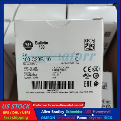 NEW~ Allen Bradley   IEC 100-C23EJ10 STANDARD CONTACTOR 23 AMP 24VDC US
