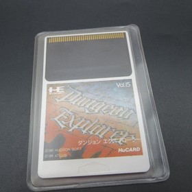 Dungeon Explorer PC Engine HuCard Vol 15 With Manual Japanese Version