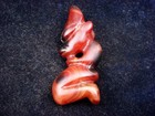 Old Nephrite Jade Stone Carved HongShan Culture Ancient Warrior Kneel #12062307 — photo 1