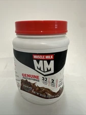 Muscle Milk Genuine Protein Powder 1.93 lb 12 Servings Chocolate Flavor BB07/26