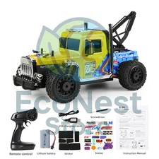 1:16 Hi Speed RC Big Wheel Drift Tow Truck 4X4 Proportional 2.4 Ghz Gife