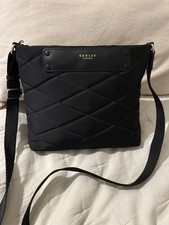 Radley Penton mews Black quilted crossbody Handbag