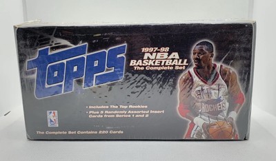 1997-98 Topps NBA BASKETBALL Complete Factory Sealed Set