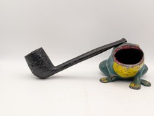 Vintage Unbranded Rusticated Canadian Basket Estate Tobacco Pipe