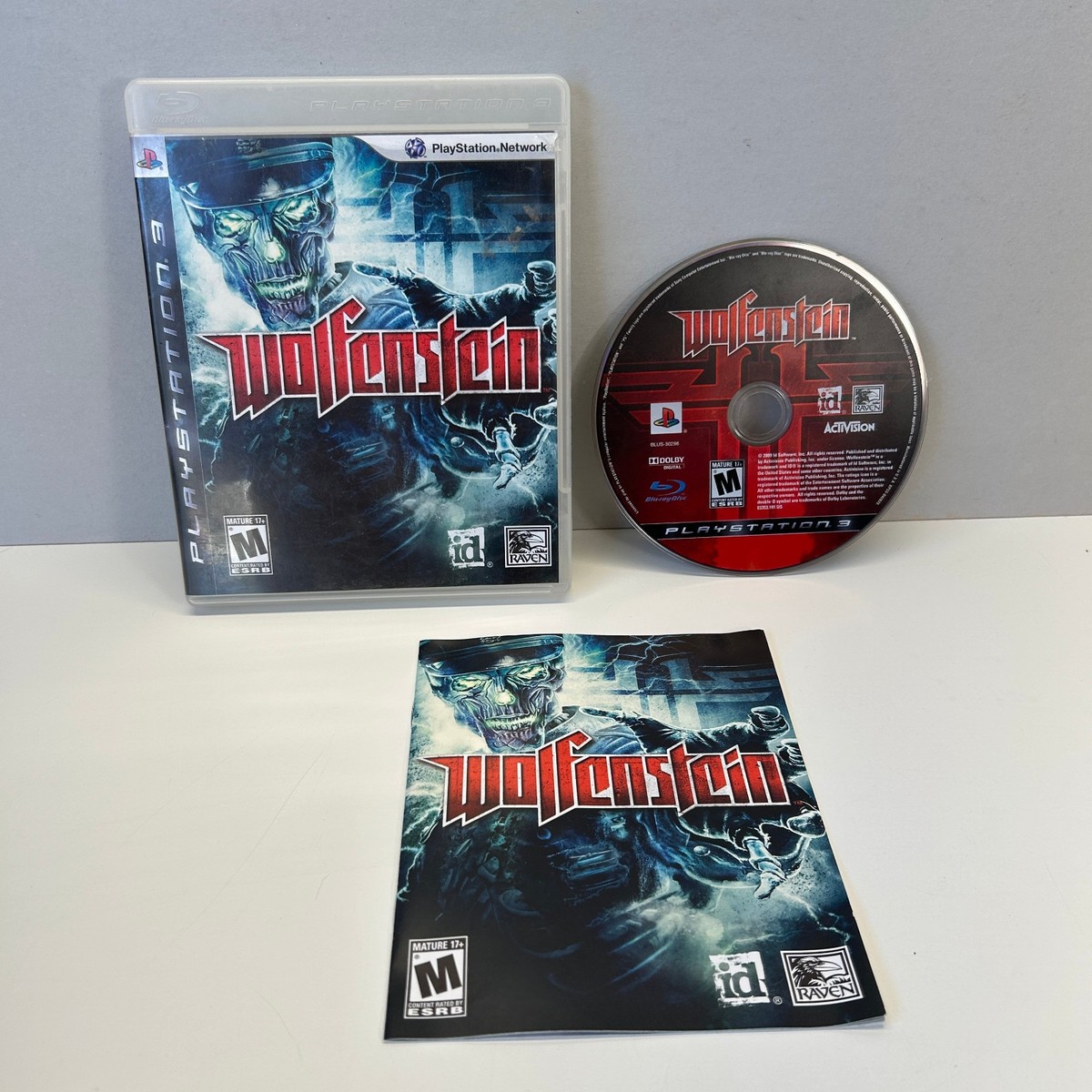 Wolfenstein Playstation 3 PS3 Complete CIB MINT DISC TESTED FAST