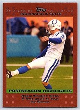 2007 Topps Copper Adam Vinatieri 439 /2007