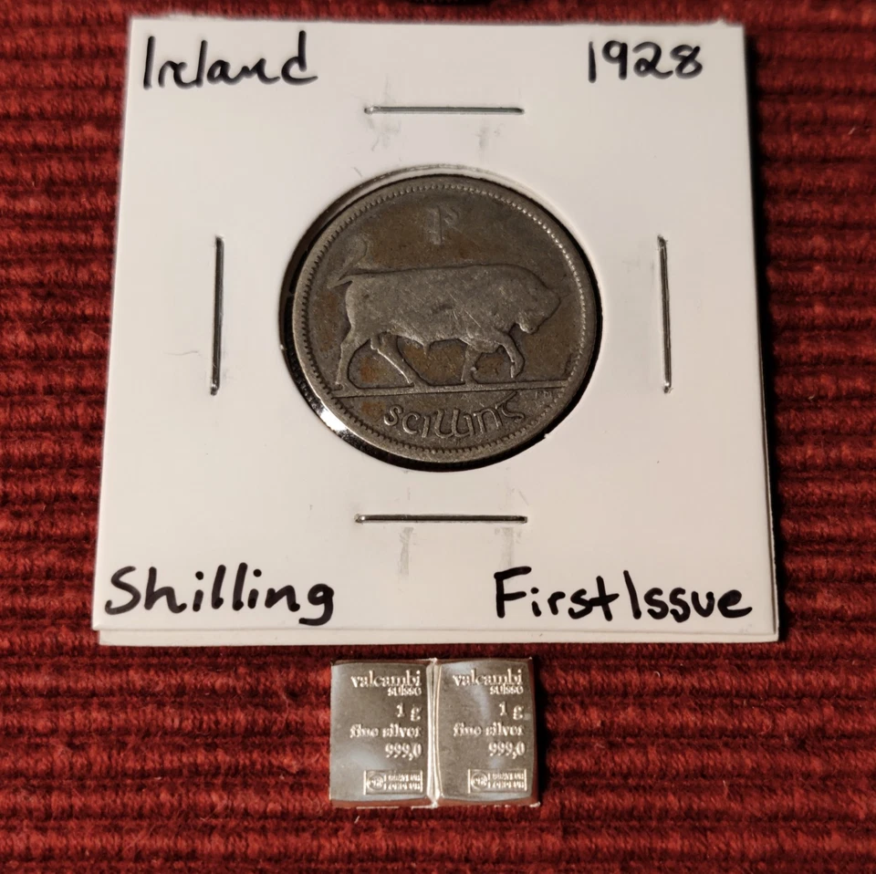 LOT 1991 Canada Dollar, 1928 Ireland, Switzerland SILVER 0.56oz ASW | FREE SHIP - Image 4 of 4