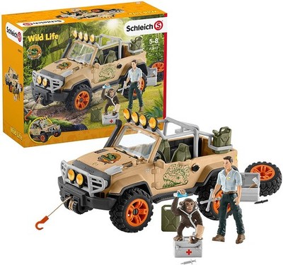 Schleich Wildlife Jungle Survey Four-wheel drive 42410