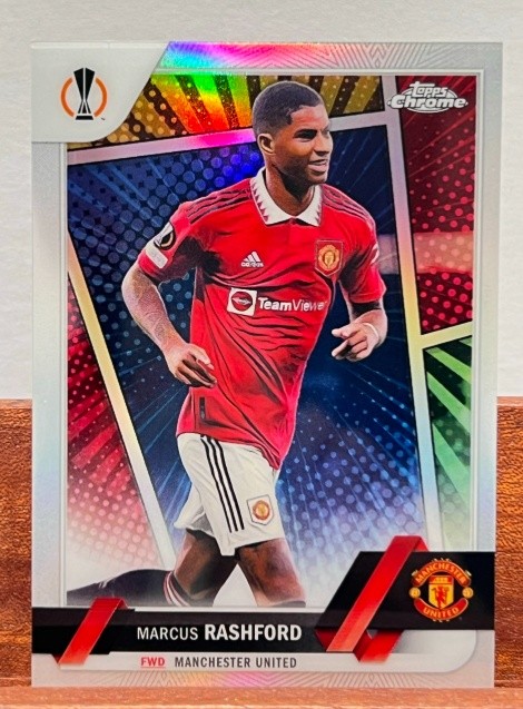 Marcus Rashford 2022-23 Topps Chrome UCC Hero Variation SSP #7