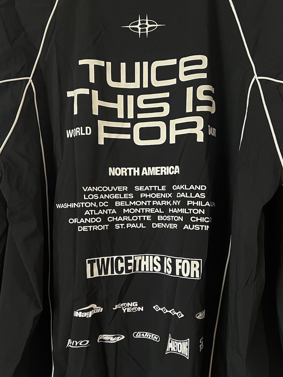 TWICE THIS IS FOR Official World Tour Windbreaker Track Jacket