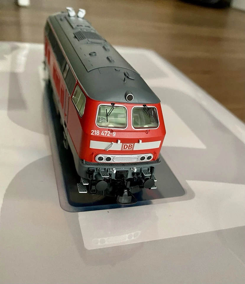 ESU 31012 BR218 Diesellok Rot Sound Licht Rauch AC/DC wie neu Mfx - Bild 3 von 4