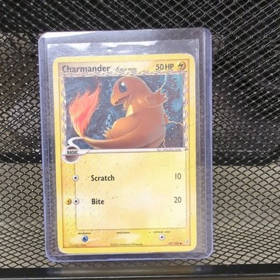 Charmander (Delta Species) 49/100 Crystal Guardians Vintage Pokemon TCG Damaged
